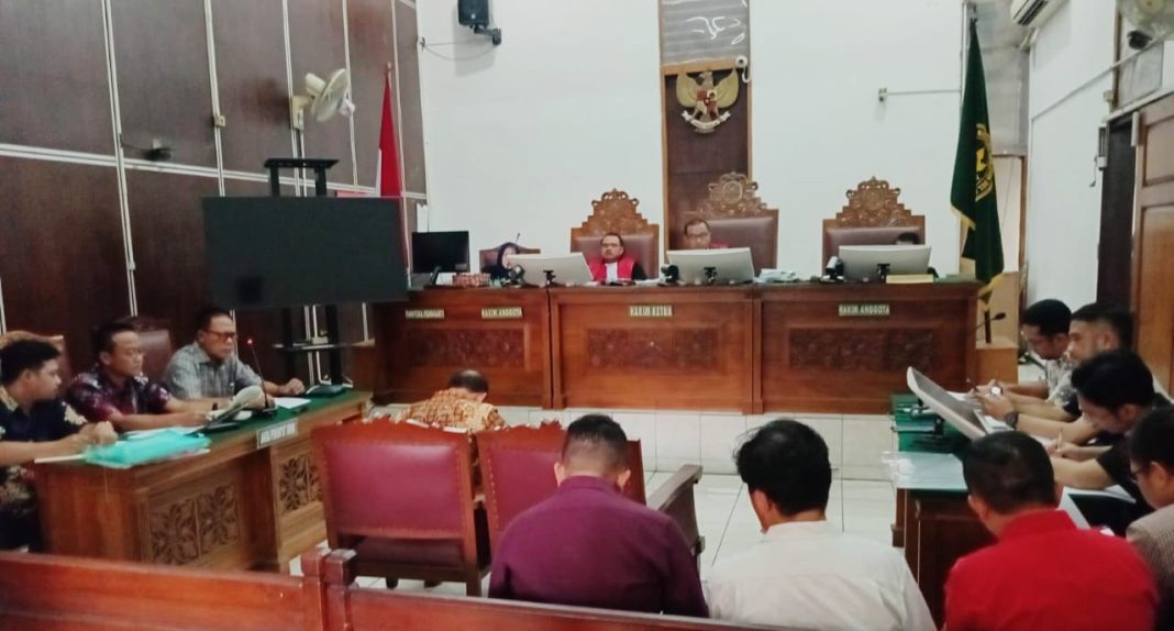 Suasana Sidang Hariyadi vs Adaro Group Senin (2/6) di Pengadilan Negeri Jakarta Selatan.